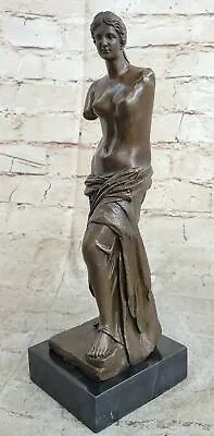 12  Classic Greek Venus De Milo Nude Statue Solid Bronze Roman Large • $179.50