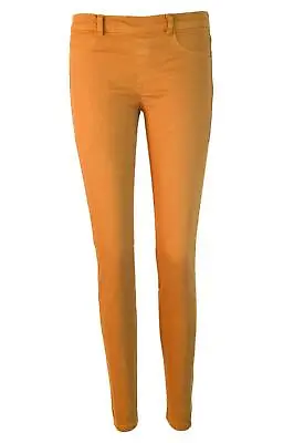 Mango Tan Low Rise Skinny Jeans Jeggings Camel Brown CLEARANCE • £12.95