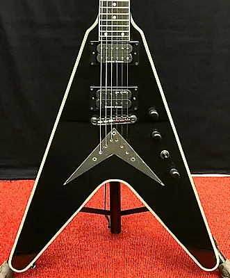 Epiphone Dave Mustaine Flying V Custom Electric Black Metallic Finish  W/Case • $1280