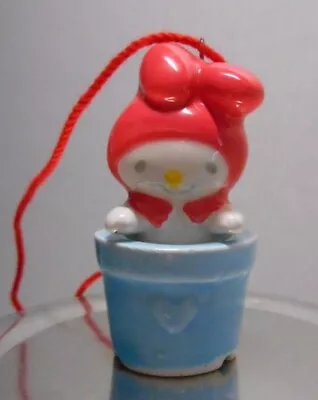 VTG 1976 Sanrio MY MELODY Mini BONE CHINA 1.75  Japan FLOWER POT ORNAMENT • $20.99