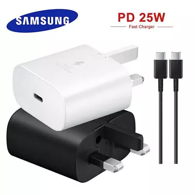 Super Fast Charger 25W For Samsung Galaxy S22 S22 Ultra S23 S23+ S23 Ultra 5G • £3.43