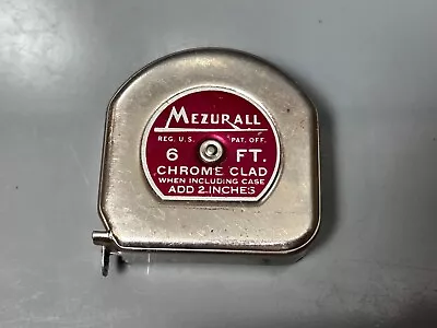 Vintage Lufkin Mezurall Rule 6' Ft Tape Measure • $8