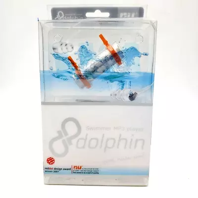 DOLPHIN Swimmer MP3 Player 1GB Underwater Waterproof For Swimming MPFWP08/1GB • $19.99