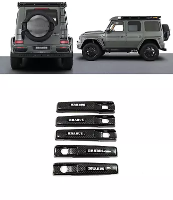 W463A Brabus Style Carbon Door Handle Covers Set W464 G Class Mercedes G63 5 Pcs • $888