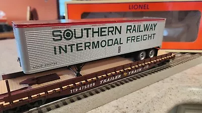 Lionel O-Scale 6-84874 Southern Railway Intermodal Piggyback Trailer & Flat Car  • $145