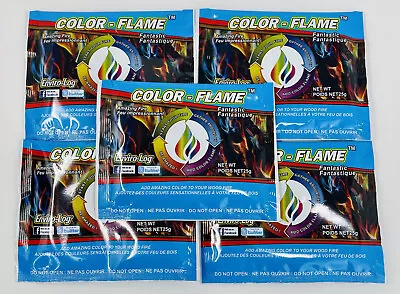 5 PACK Enviro-Log Color Flame Fire Magical Colorful Flames Color-Changing Fire • $9.91