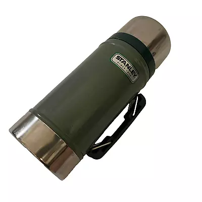 Stanley Classic Food Jar 24oz Vacuum Thermos Camping Cookware Hammertone Green • $19.99