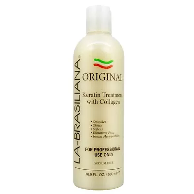 La Brasiliana Original Keratin Treatment With Collagen 16.9oz W/Free Nail File • $168.99