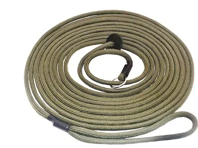6 Metre Long Line 6 Mm Slip Lead For Dogs For  Recall And Steadying Handmade UK. • £10.50