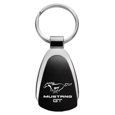 Ford Mustang GT Black Teardrop Key Chain • $14.95