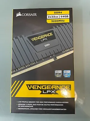 £50 • Buy Corsair Vengeance LPX 64GB (2x 32GB) 3200MHz DDR4 Memory
