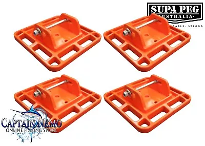 Supa Peg Caravan Camper Trailer Corner Steady Supa Foot Plates Plate Pads Slp04 • $89.95