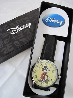 Classic Vintage Style Men's Disney Mickey Mouse Watch • $29