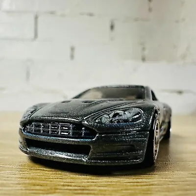 2010 Aston Martin DBS 2014 Casino Royale 007 James Bond Grey Premium Real Riders • $24.95