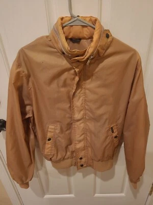 $13.99 • Buy Vintage Wild Horses Mens Medium Pacific Trail Tan Windbreaker Jacket Coat