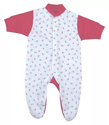 Babyprem Premature Early Baby Girls Red Clothes Sleepsuit Babygrow 1-3-5-8lb • £6.99