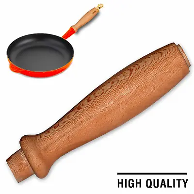 Le Creuset Replacement Wooden Handle Compatible With Frying Pan 24 • £17.99