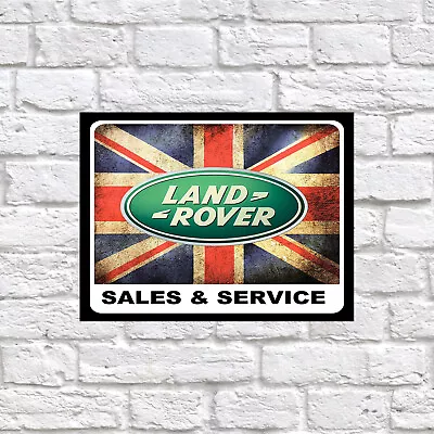 Land Rover Retro Tin Sign Nostalgic Art Gift Home Decor • £3.95