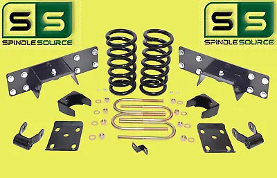 3/5  Drop Lowering Kit Coils & C-Notch For 97-03 Ford F-150 V8 2WD • $293.21