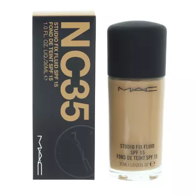 £22.40 • Buy MAC Studio Fix Fluid Foundation SPF15 30ml Various Shades Available NEW