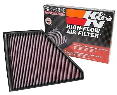 K&N 33-5056 Hi-Flow Air Intake Drop In Filter For Chevrolet GMC *See Detail* • $64.99