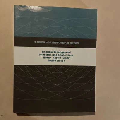 $45 • Buy Financial Management By Titman 12th Edition INTERNATIONAL EDITION