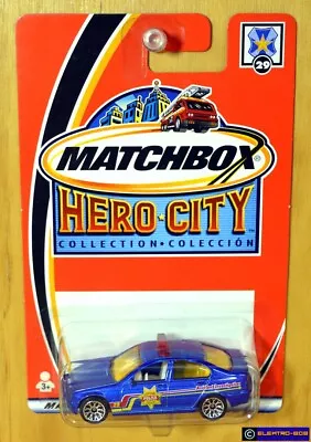 Matchbox BMW 328i Police [Blue] Hero City - New/Sealed/*XHTF* [E-808] • $26