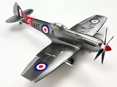 1/48 Scale Built&Painted US WW2 Spitfire MK XVI Eduard Air Race Plane Model Kit • $195