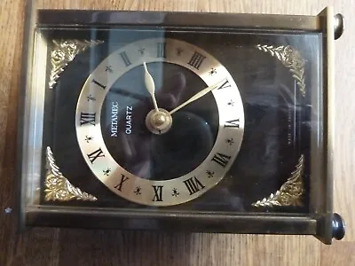 Metamec Carriage Clock.  Quality. Quartz Movement. Made In England Working. • £10