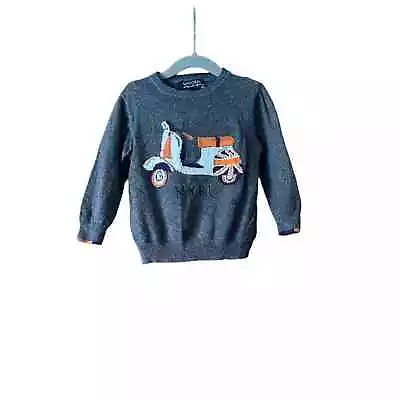 Mayoral Boys Round Neck Wool Blend Pullover Sweater Long Sleeve Gray Size 2-3 Y • $32