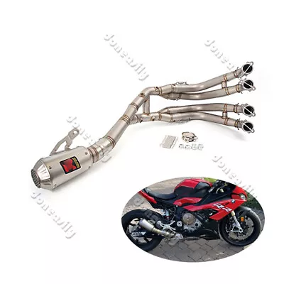 Full Exhaust System Header Link Pipe For BMW S1000RR 2019-2023 S1000R 2021-2023 • $432