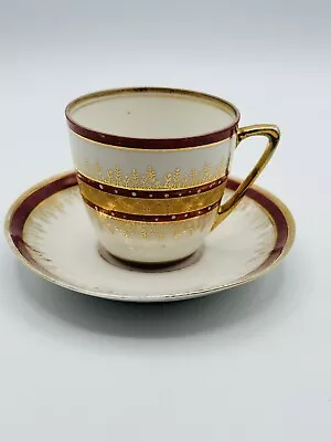 Vintage Porcelain Demitasse Cup And Saucer Germany • $18.50