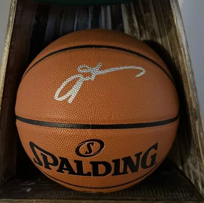 ICON And HALL OF FAMER Allen Iverson Signed Basketball Comes With COA • $359.99