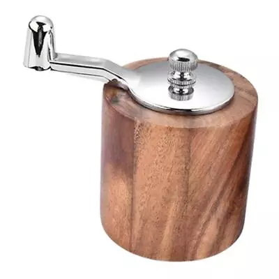 Portable Manual Grinder Hand Crank Wood For Home Kitchen Restaurant Bar • £11.56