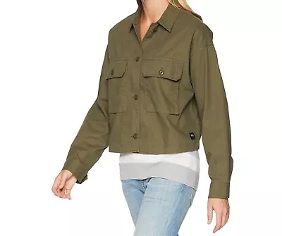 VANS Broadway Woven Jacket Olive Green Women's Nwt • $23.50