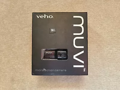 Veho Muvi Micro Action Camera Sealed Box VCC-003-MUVI-BLK + 8GB MicroSD Card • $36.21