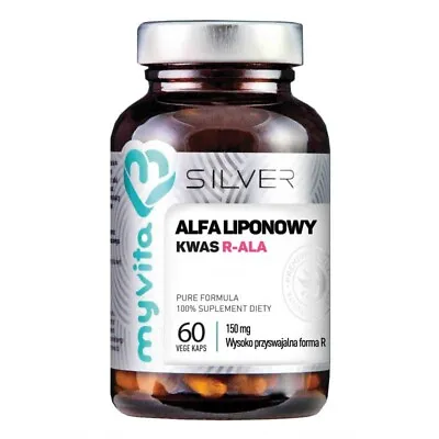 MyVita Silver R-ALA Acid 150 Mg - 60 Capsules • £10.89