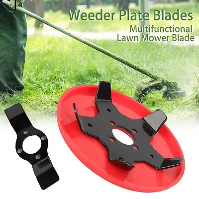 Weeder Plate Blade Lawn Mower Grass Eater Trimmers Head Brush Cutter Tool • $19.98