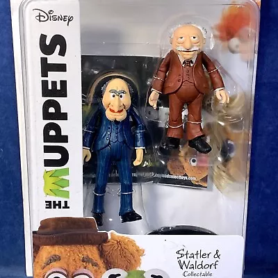 STATLER & WALDORF Action Figures THE MUPPETS Diamond Select Toys DISNEY 2016 • $66.45