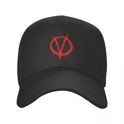 Unisex V For Vendetta Logo Baseball Cap Adult Sci-fi Movie Anonymous Dad Hat • $16.99