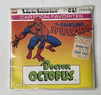 1979 View Master Amazing Spiderman Versus Doctor Octopus 3 Reel Packet Sealed • $24.99