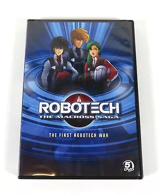 DVD Robotech: The Macross Saga - The First Robotech War (2011 5-Disc Set) 1985 • $10.95
