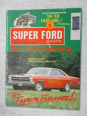 Super Ford Magazineoct December 1982 1968 1969 Fairlane Torino Sierra Norm Zajc • $11.95