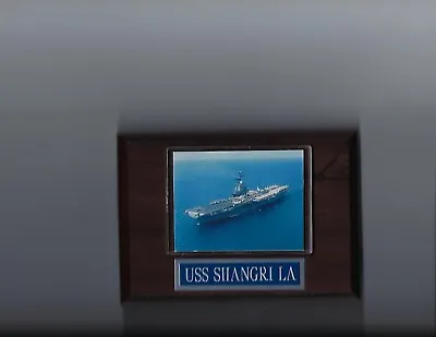 Uss Shangri La Plaque Cva-38 Navy Us Usa Antisubmarine Aircraft Carrier Ship • $4.99