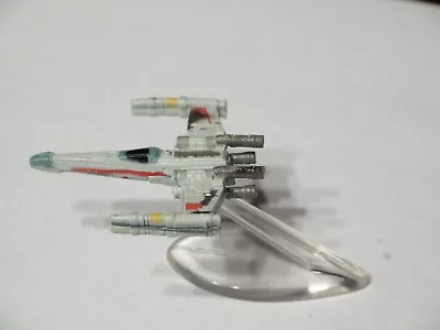 Star Wars Galoob Micro Machines X-Wing Blue Squadron Battle Damaged With Stand • $4.25