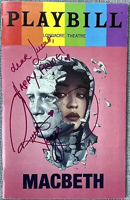 Ruth Negga Signed In Person MACBETH Playbill - Authentic Broadway PRIDE • $195