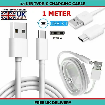 USB Type-C 3.1 Fast Charger Charging Cable Data Sync Lead For All Mobile Phones • £3.55