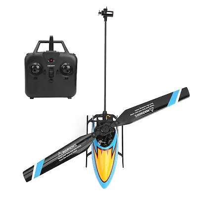 C129 4 Channel Flybarless Fixed Height Helicopter RC Aircraft Aero Model Blue • $55.89