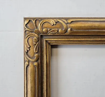 Carved Corner Gold Gilt Wood Fits 9x12 Frame For Oil Painting Plein Air American • $295