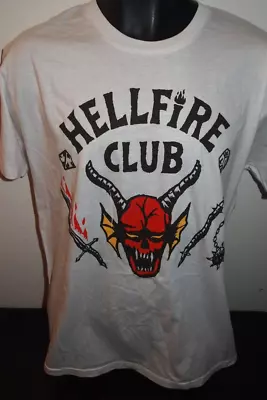 Nwot  Stranger Things The Hellfire Club Official Member Logo Tshirt Size Mens L • $15.19